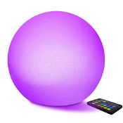 RRP £78.15 Mr.Go 14-inch Waterproof LED Ball Light Mood Lamp