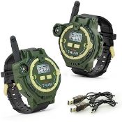 RRP £22.32 Rechargeable Walkie Talkie Watch for Kids