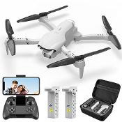 RRP £59.17 4DRC F10 Foldable Drone with Camera for Adults