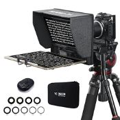 RRP £144.59 YC Onion Teleprompter for Tablet Smartphone Camera