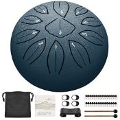RRP £38.66 LEKATO Steel Tongue Drum 6 Inch 11 Notes