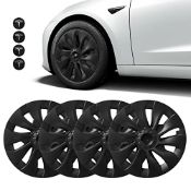 RRP £200.76 BASENOR Tesla Model 3 Wheel Cover 18 Inch Hub Cap Wheel