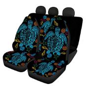 RRP £24.12 COEQINE 3 Piece Auto Seat Covers Full Set Protector