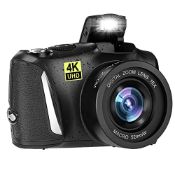 RRP £133.99 Digital Camera 48MP 4K-Full-HD Vlogging Camera Macro