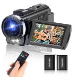 RRP £68.33 Sunscien Video Camera Camcorder