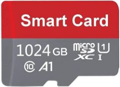 X 2 1TB Micro SD Card with Adapter High Speed Class 10