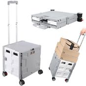 RRP £55.82 Tools Foldable Shopping Trolley Box With Secure Lid