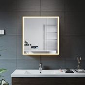 RRP £301.49 ELEGANT LED Illuminated Bathroom Mirror Cabinet with