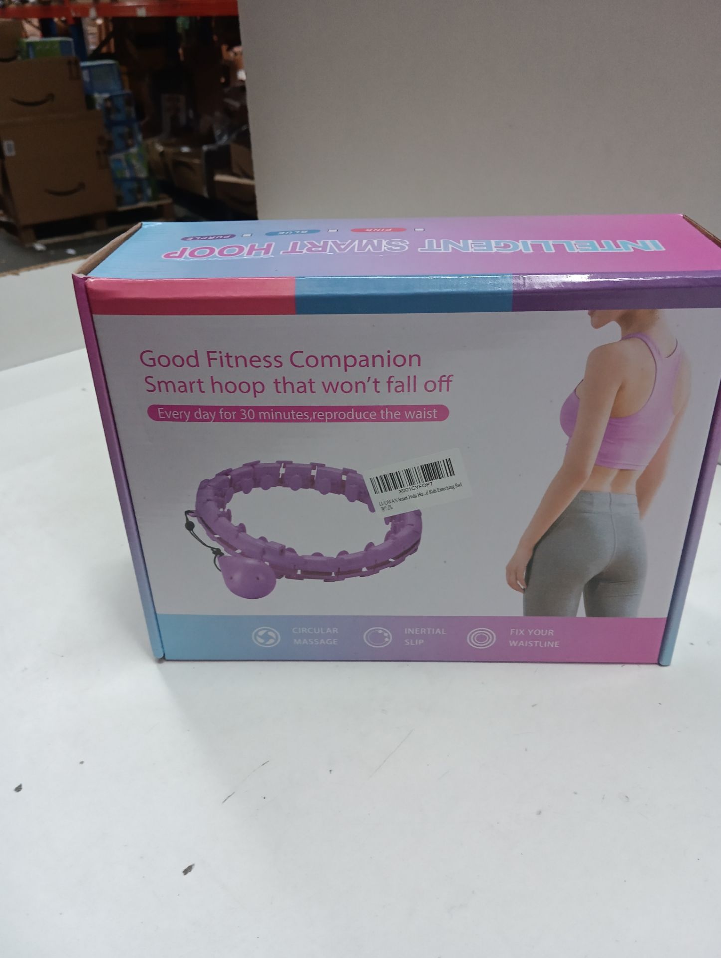 RRP £32.36 LUOWAN Smart Hula Hoop with 24 Detachable Knots and - Image 2 of 2