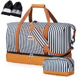 RRP £33.49 Lekesky Overnight Bag for Women Weekend Bag with Shoes