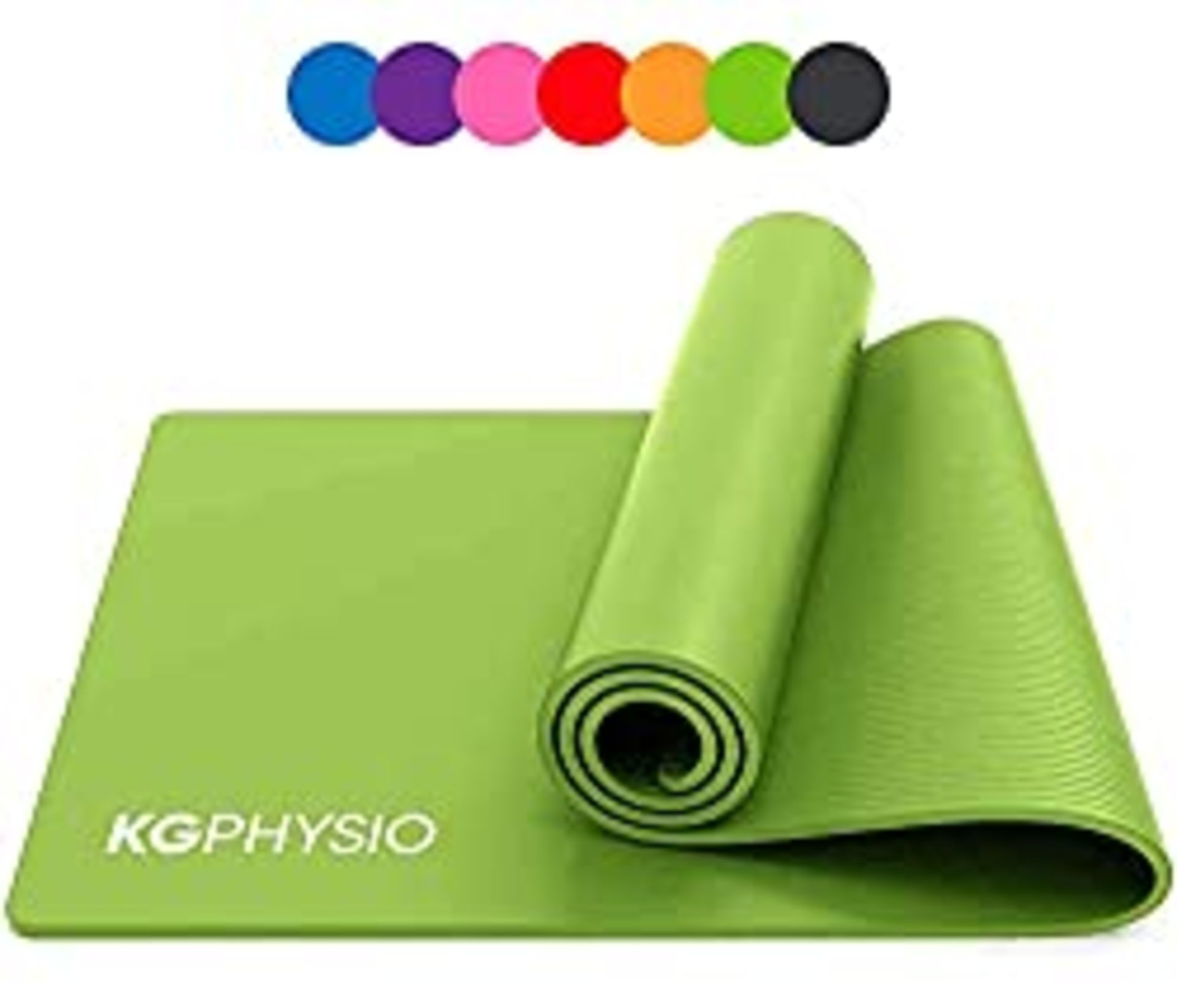 RRP £22.32 KG Physio Non Slip Yoga Mat with Yoga Mat Strap