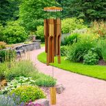 RRP £27.79 Bamboo Wind Chimes Outdoor