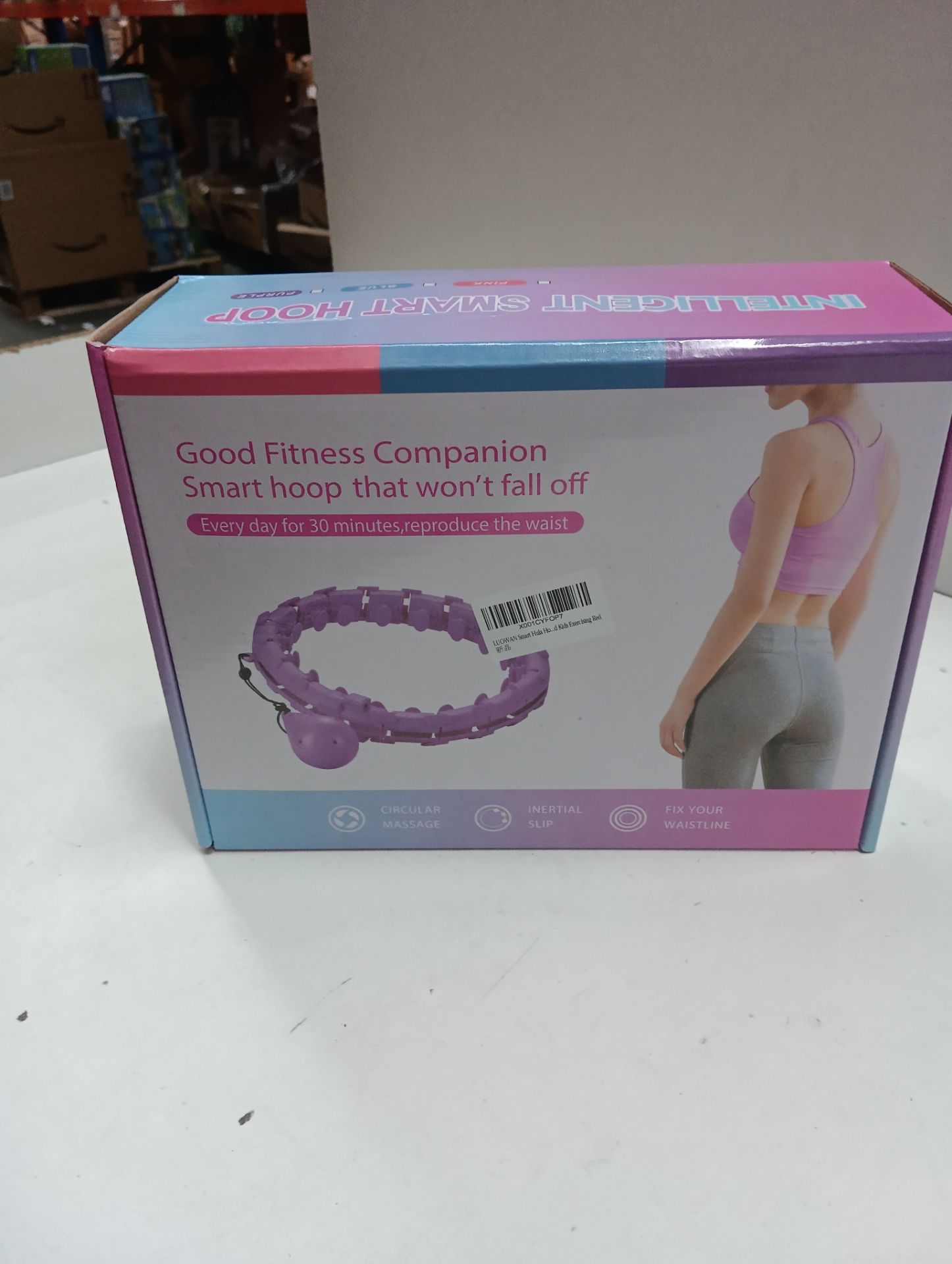 RRP £32.36 LUOWAN Smart Hula Hoop with 24 Detachable Knots and - Image 2 of 2