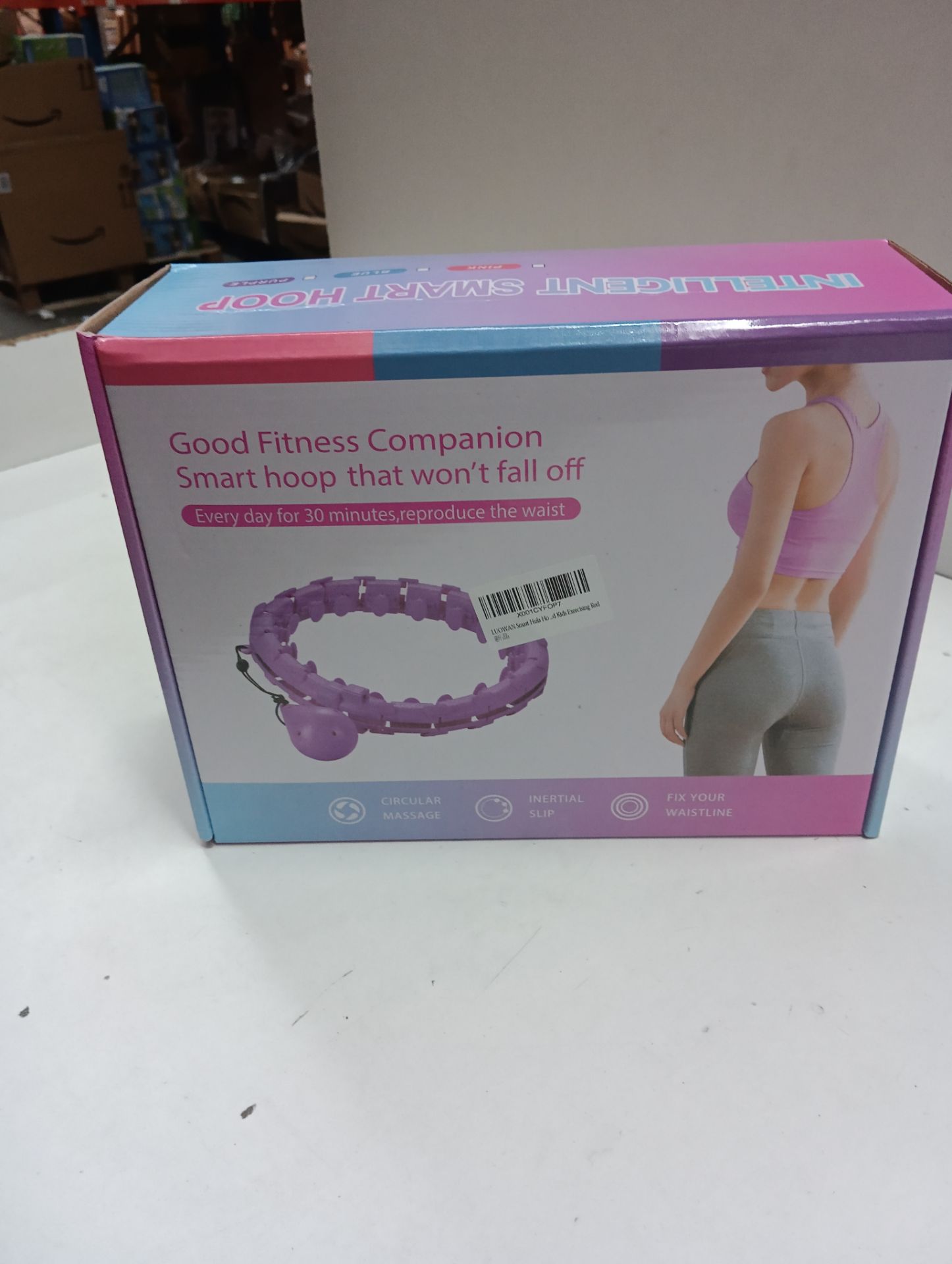 RRP £32.36 LUOWAN Smart Hula Hoop with 24 Detachable Knots and - Image 2 of 2