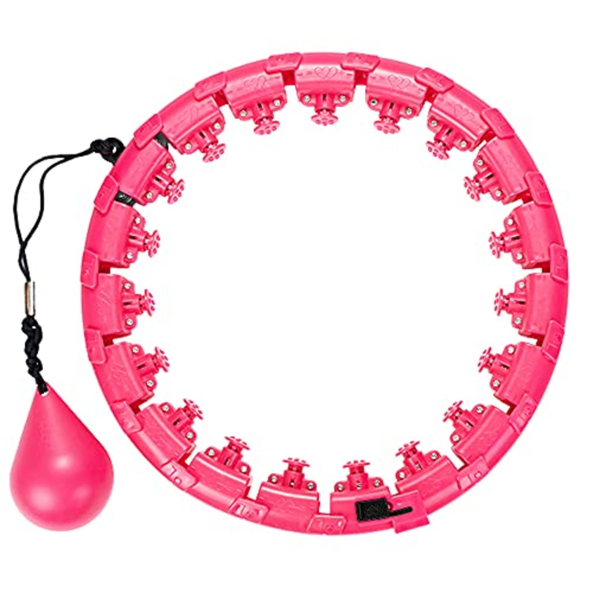 RRP £32.36 LUOWAN Smart Hula Hoop with 24 Detachable Knots and