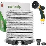 RRP £63.30 TheFitLife Metal Garden Hose Pipe