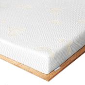 RRP £145.15 Newentor Dual-Layer Memory Foam Mattress Topper