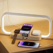 RRP £44.65 CRLL Bedside Lamp with Wireless Charger