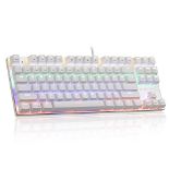 RRP £31.92 HiveNets Mechanical Gaming Keyboard 87 Keys Red Switches