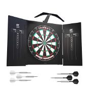 RRP £78.11 Target Darts Arc Dartboard Lighting System Home Cabinet Set