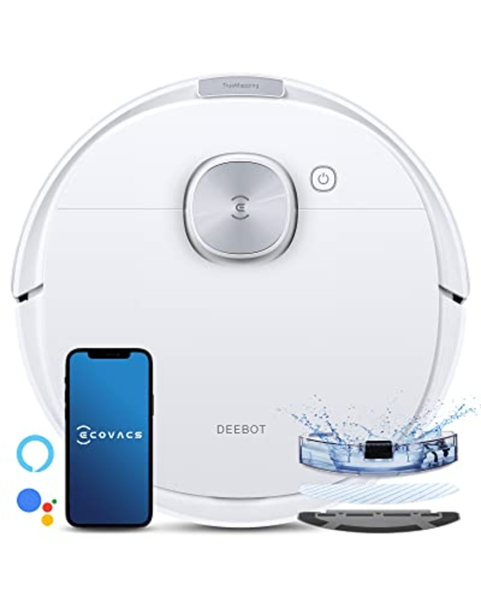 RRP £367.39 ECOVACS DEEBOT N10 Robot Vacuum Cleaner with Mop 4300Pa (300 min