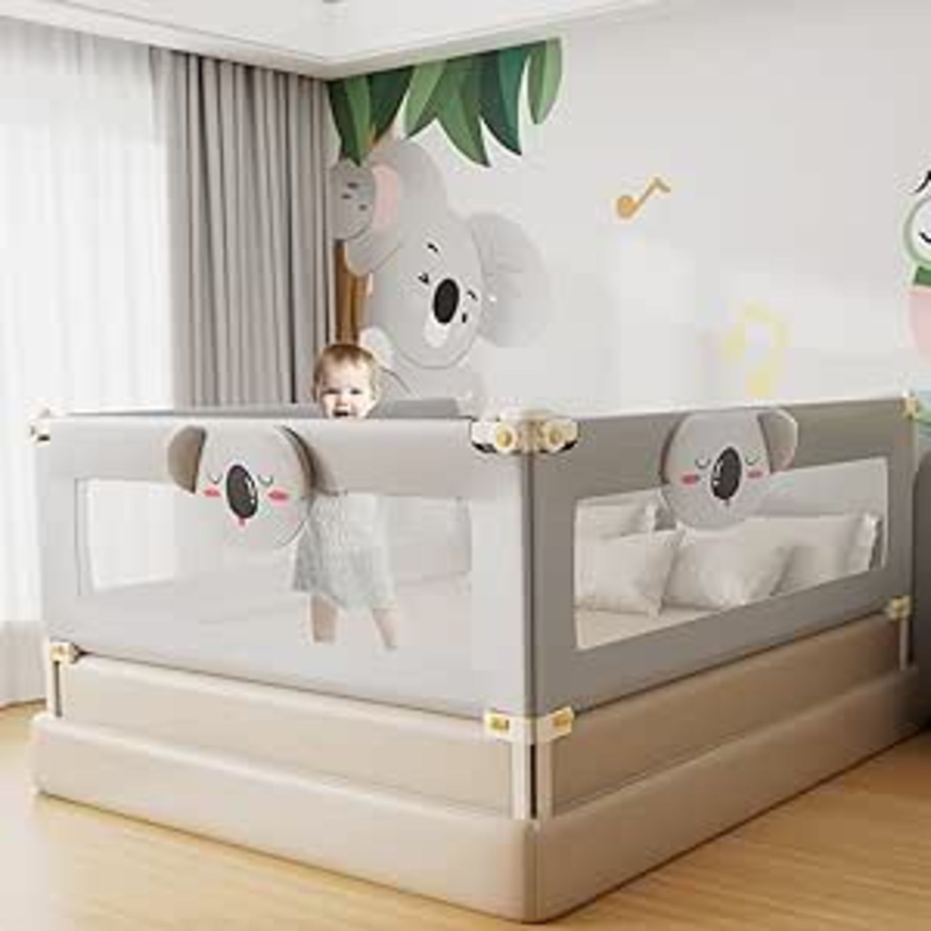 RRP £52.47 EAQ Bed rail free-installation guards for Toddlers-Multi
