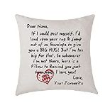RRP £12.27 Nanny Gifts from Granddaughter Grandson Cushion Cover