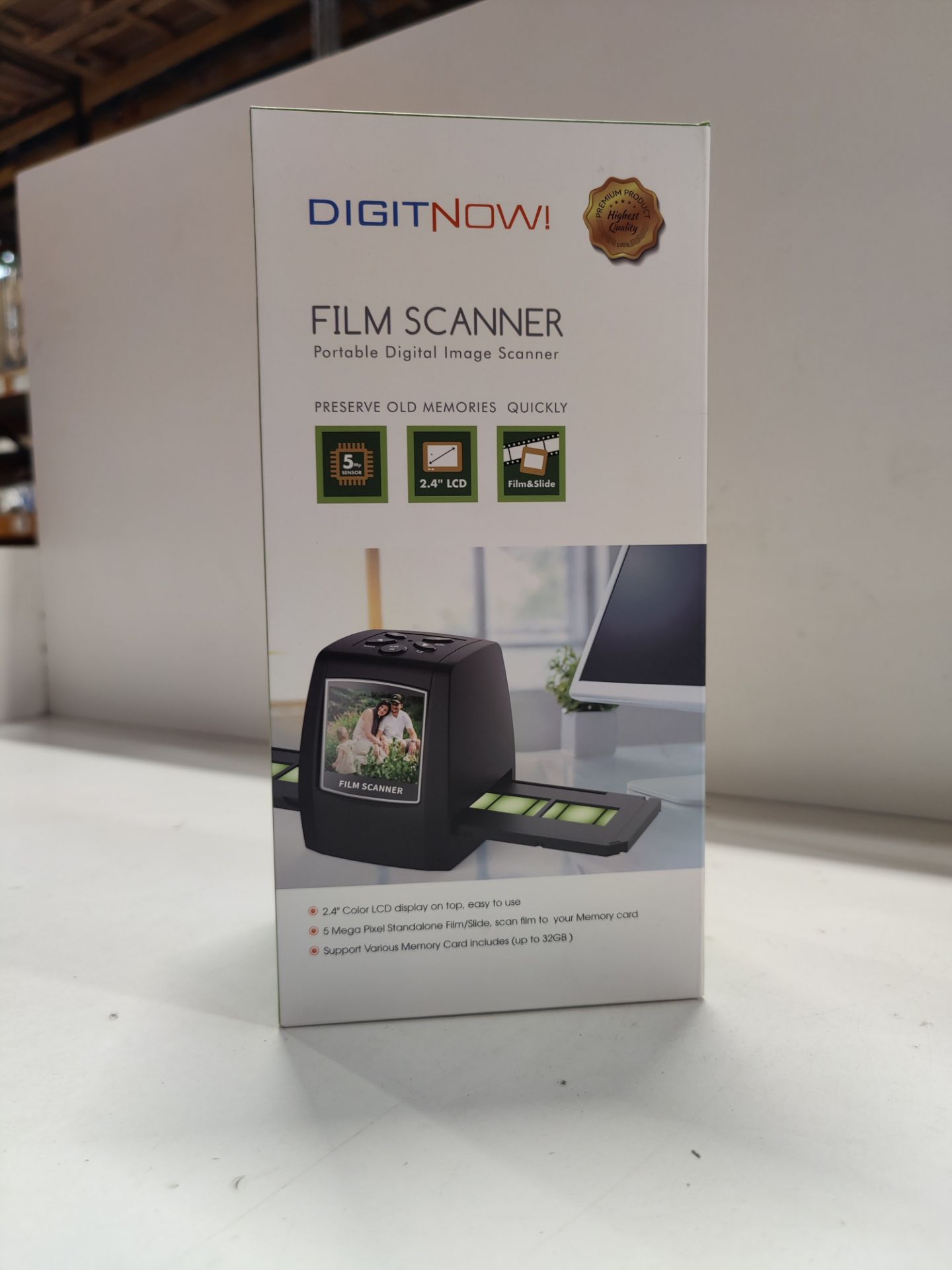 RRP £61.40 Digitnow!5M/10M Stand alone 2.4'' LCD Display Film/Slide - Image 2 of 2