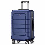 RRP £98.02 SHOWKOO Suitcase Medium 24-Inch Expandable PC+ABS Hard