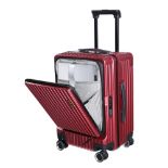 RRP £94.90 S Unite Star 20 Inch Carry On Luggage with Front Laptop Pocket