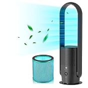 RRP £189.82 ULTTY Bladeless Tower Fan and Air Purifier in one