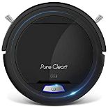 RRP £78.15 Portable PUCRC26B Smart Robot Vacuum Cleaner Robotic Floor Sweep Mop Broom