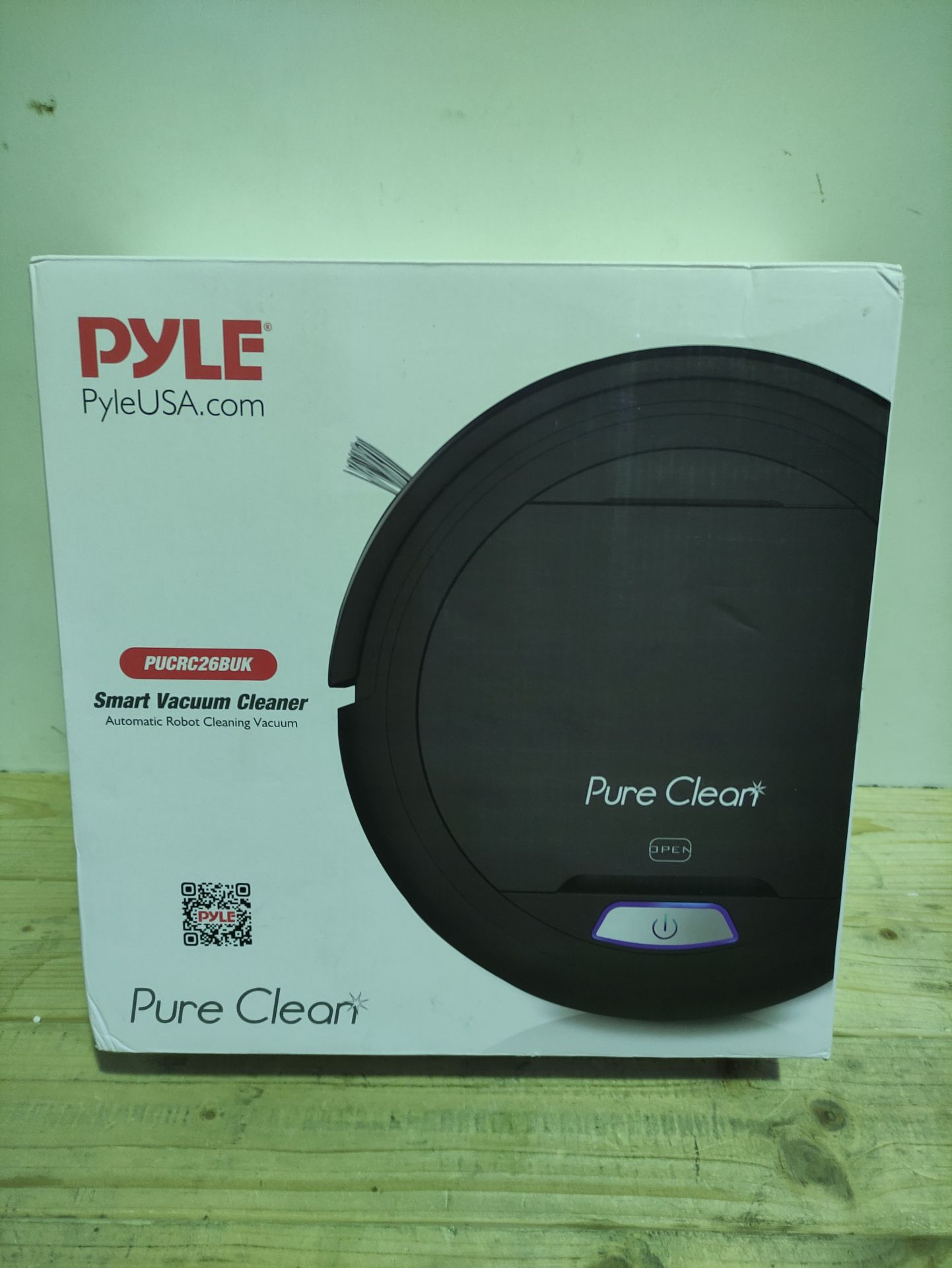 RRP £78.15 Portable PUCRC26B Smart Robot Vacuum Cleaner Robotic Floor Sweep Mop Broom - Image 2 of 2