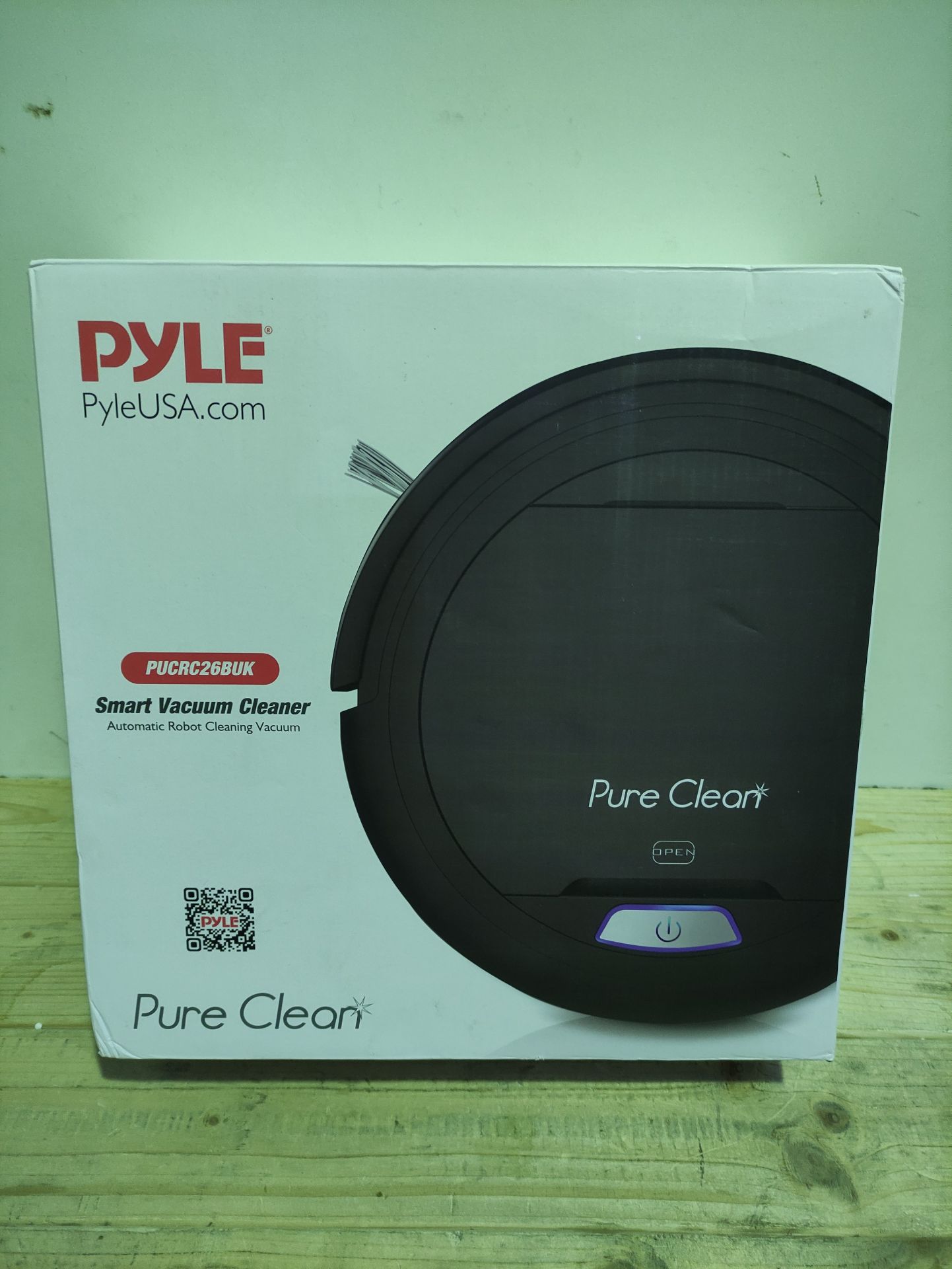 RRP £78.15 Portable PUCRC26B Smart Robot Vacuum Cleaner Robotic Floor Sweep Mop Broom - Image 2 of 2