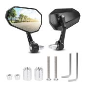 RRP £48.68 SUPAREE Motorcycle Mirrors Universal Motorcycle Bar