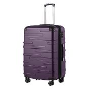 RRP £100.49 COOLIFE Hard Shell Suitcase with TSA Lock and 4 Spinner