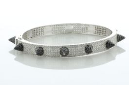 Elise Dray White Gold Diamond Bangle 7.00 Carats - Valued By AGI £14,520.00 - Elise Dray - Muse