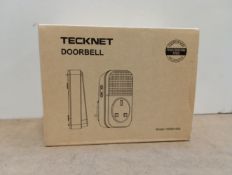 2 Items In This Lot. 2X TECKNET DOORBELLS COMBINED RRP £39.98