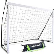 RRP £61.40 QUICKPLAY KICKSTER 6x4ft Youth Football Goal Quick