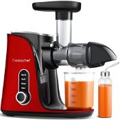 RRP £145.15 AMZCHEF Cold Press Juicer with 2 Speed Control