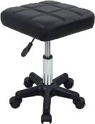 RRP £33.47 FURWOO Square Rolling Stool with Wheels Stool Chair