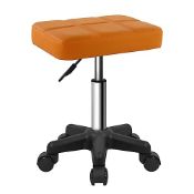 RRP £30.14 FURWOO Rectangle Rolling Stool with Wheels Swivel Stool