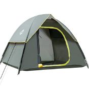 RRP £52.26 PUREBOX Camping Tent for S(1-2)/L(2-3) Person