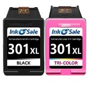 RRP £26.79 INK E-SALE 301XL Ink Cartridges Black and Colour Combo