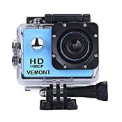 RRP £26.79 VEMONT Full HD 2.0 Inch Action Camera 1080P 12MP Sports