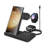 RRP £26.79 FDGAO 3 in 1 Wireless Charger Stand Foldable 15W Wireless