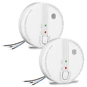 RRP £42.42 Jemay Wired Smoke Alarm