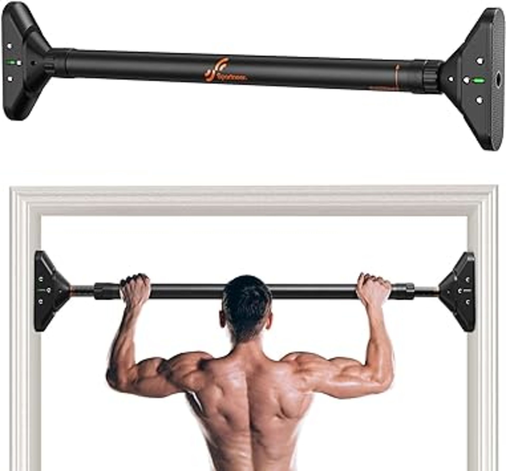 RRP £31.61 Sportneer Pull Up Bar Doorway Chin Up Bar No Screws