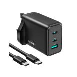 RRP £30.36 TECKNET 65W USB C Charger Plug 3-Port GaN Type C PPS PD3.0 Fast Charger Adapter