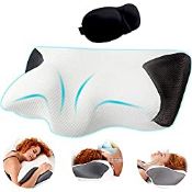 RRP £26.79 TheComfortZone - Orthopedic Memory Foam Neck Support Pillow for Sleeping